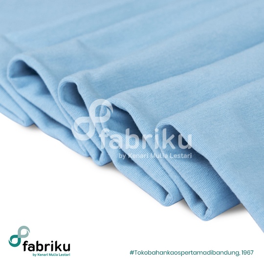COTTON COMBED 24S 42" BIRU BABY