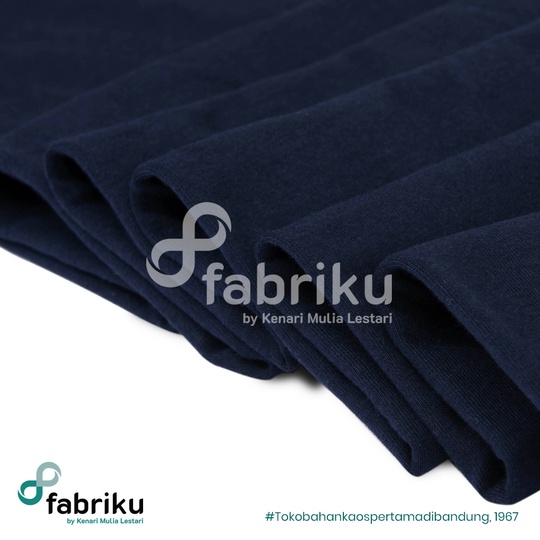 COTTON COMBED 24S 42" BIRU NEW