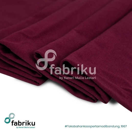 COTTON COMBED 24S 42" BURGUNDY