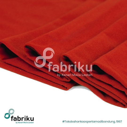 COTTON COMBED 30S 42" FIERY RED