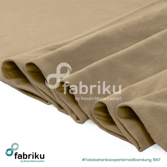COTTON COMBED 30S 42" MOCCA