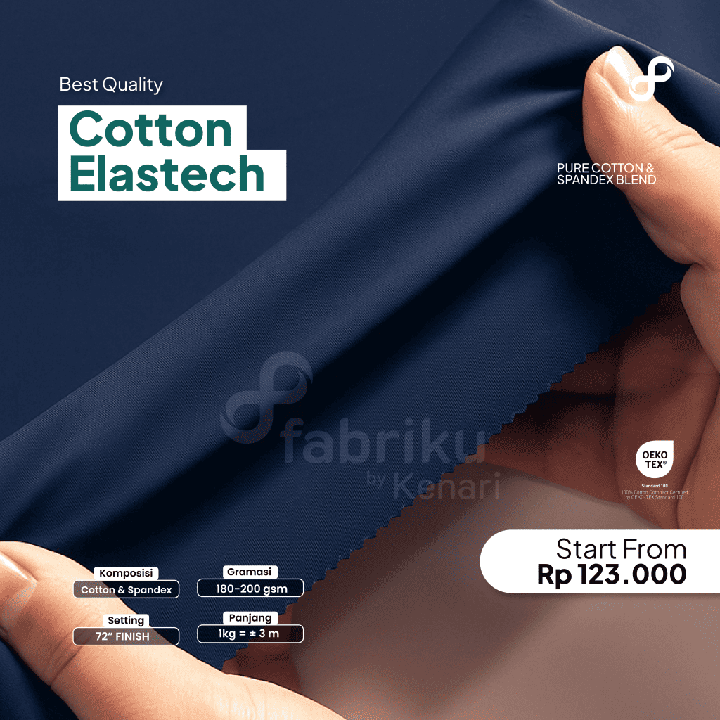 COTTON ELASTECH 30S 72"