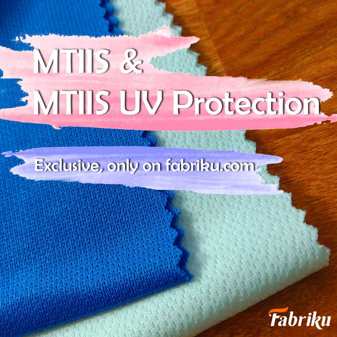 KAIN M-TIIS DENGAN ANTI UV PROTECTION