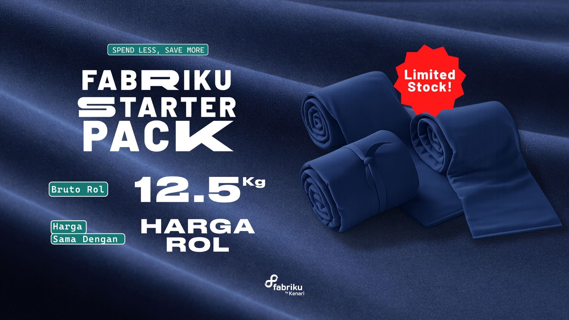 Fabriku Starter Pack: Solusi Hemat Produksi Kain Katun